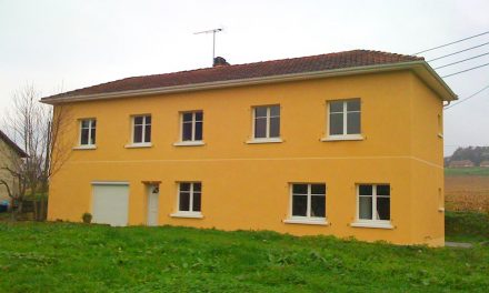 Ravalement des façades d’une maison à Orthez
